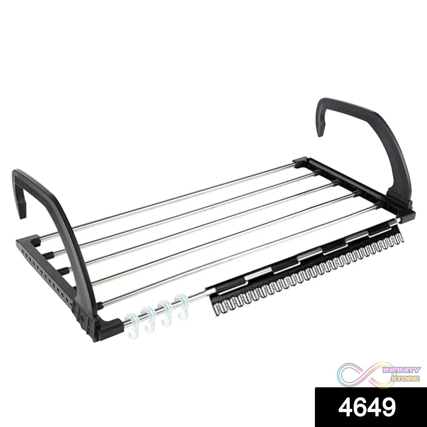 Adjustable Folding Clothes Drying Racks Hanger Shelf - infinityexculsivestore.com