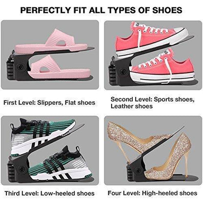 Adjustable Folding Shoe Slots Organizer - infinityexculsivestore.com