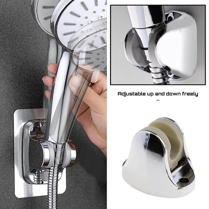 Adjustable Hand Shower Holder with Fixing Screws Adjustable Bracket for Bathroom - infinityexculsivestore.com