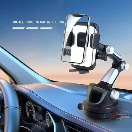 Adjustable Long-Arm Suction Cup Car Phone Holder (1 Pc) - infinityexculsivestore.com