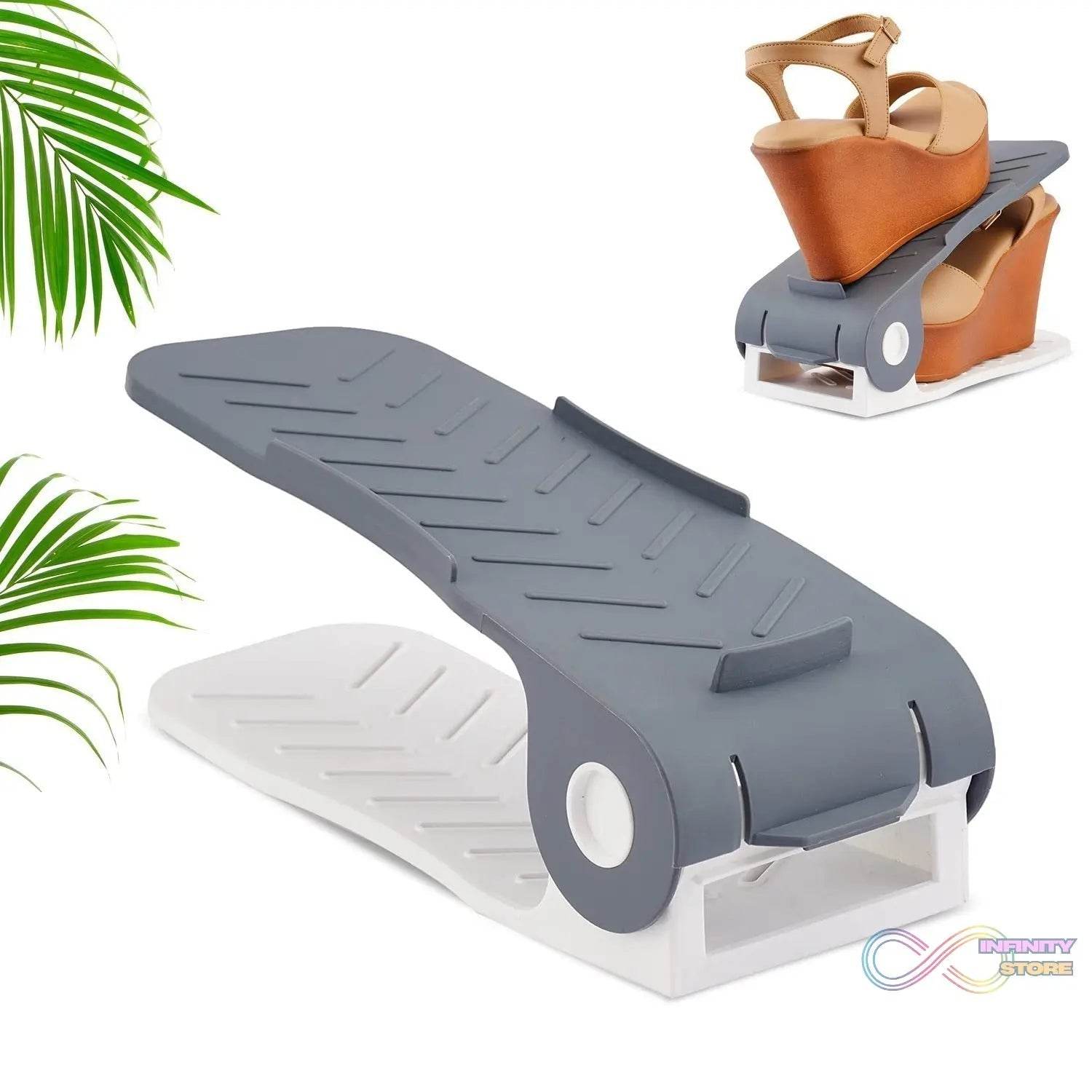 Adjustable Shoe Organizer (1 Pc): Space-Saving Storage - infinityexculsivestore.com