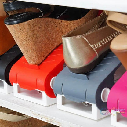 Adjustable Shoe Organizer (1 Pc): Space-Saving Storage - infinityexculsivestore.com