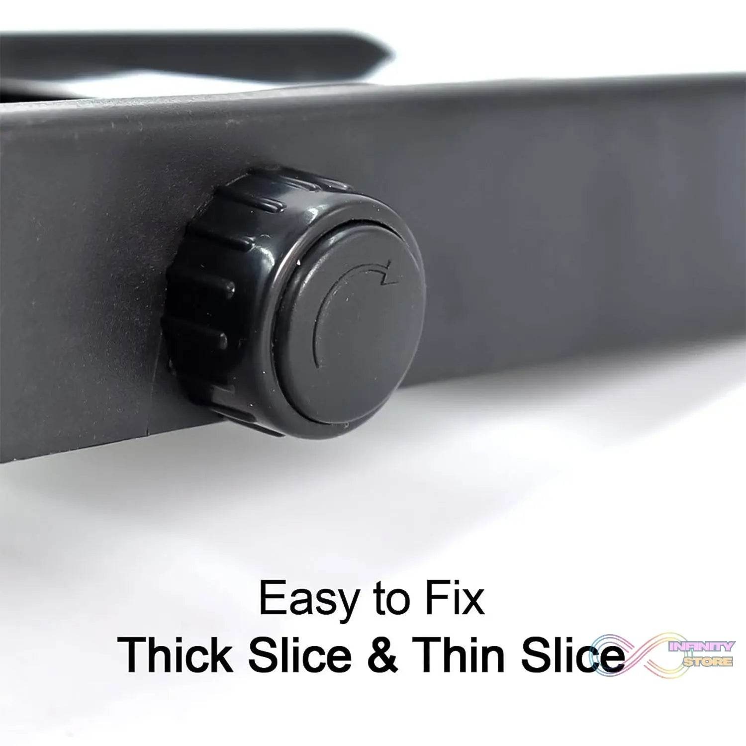 Adjustable Slicer, Stainless Steel and Plastic Premium Multipurpose Potato / Onion Slicer and Grater (1 Pc) - infinityexculsivestore.com