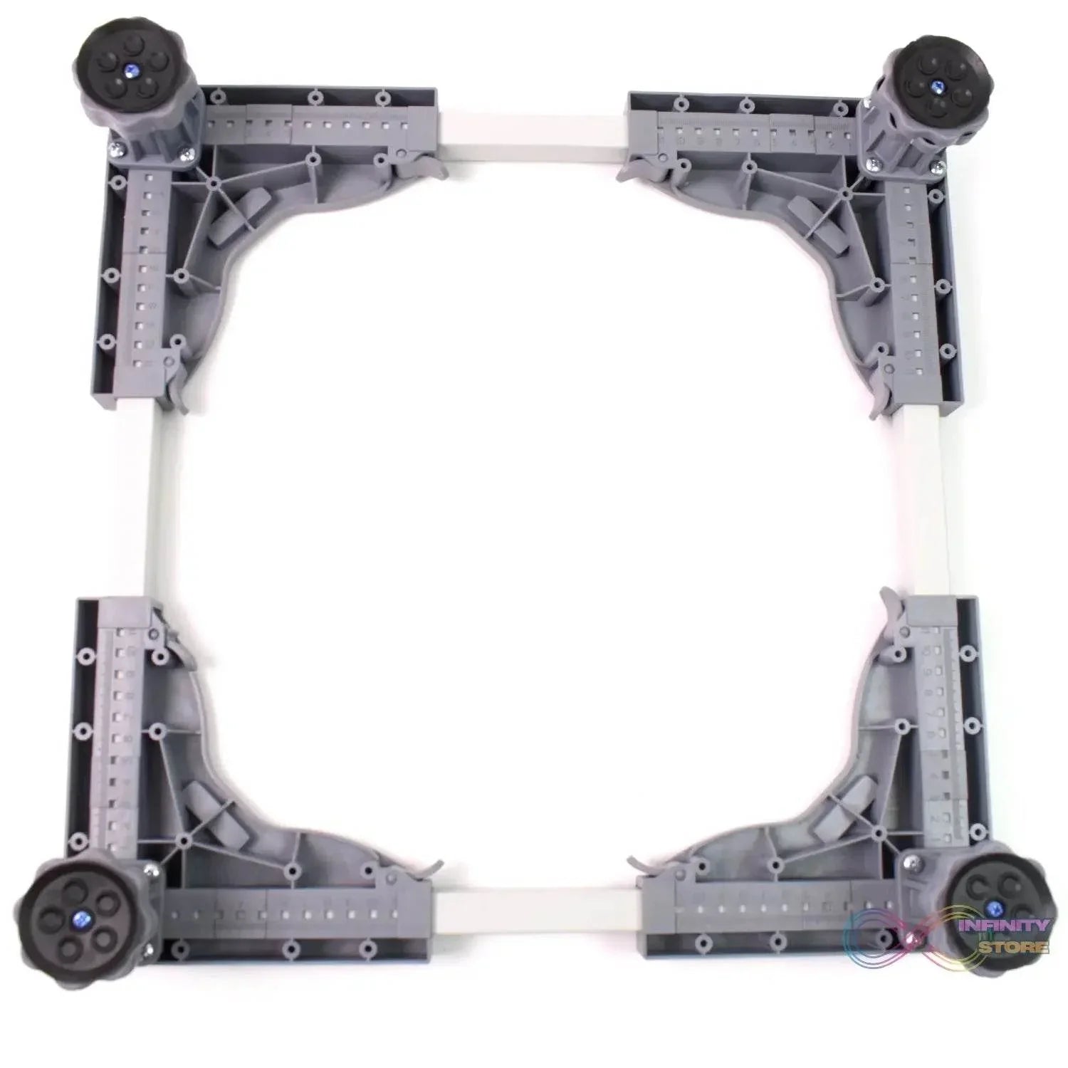 Adjustable Washing Machine Stand (1 Pc / 67×67 Cm Long Adjust) - infinityexculsivestore.com