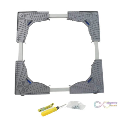 Adjustable Washing Machine Stand (1 Pc / 67×67 Cm Long Adjust) - infinityexculsivestore.com