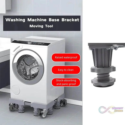 Adjustable Washing Machine Stand (1 Pc / 67×67 Cm Long Adjust) - infinityexculsivestore.com