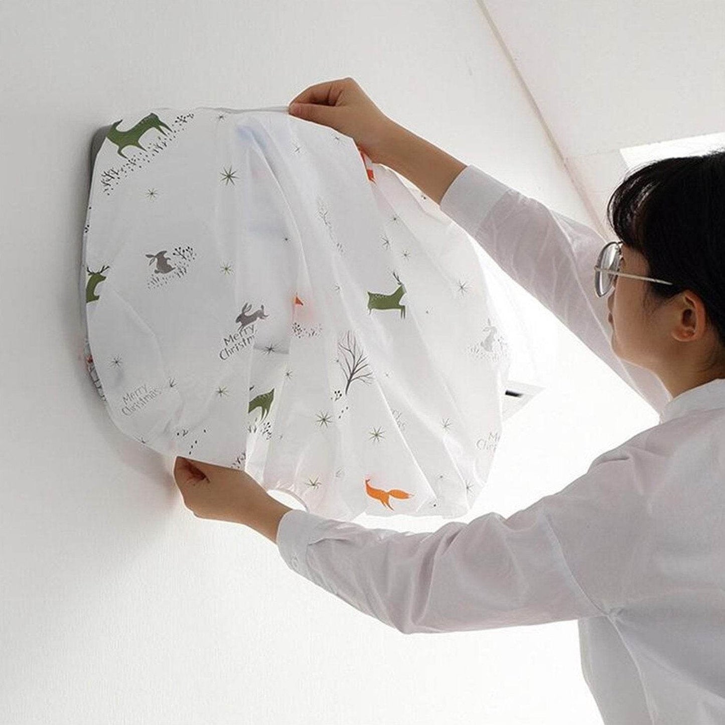 Air Conditioning Dust Cover Waterproof Folding Ac Cover - infinityexculsivestore.com