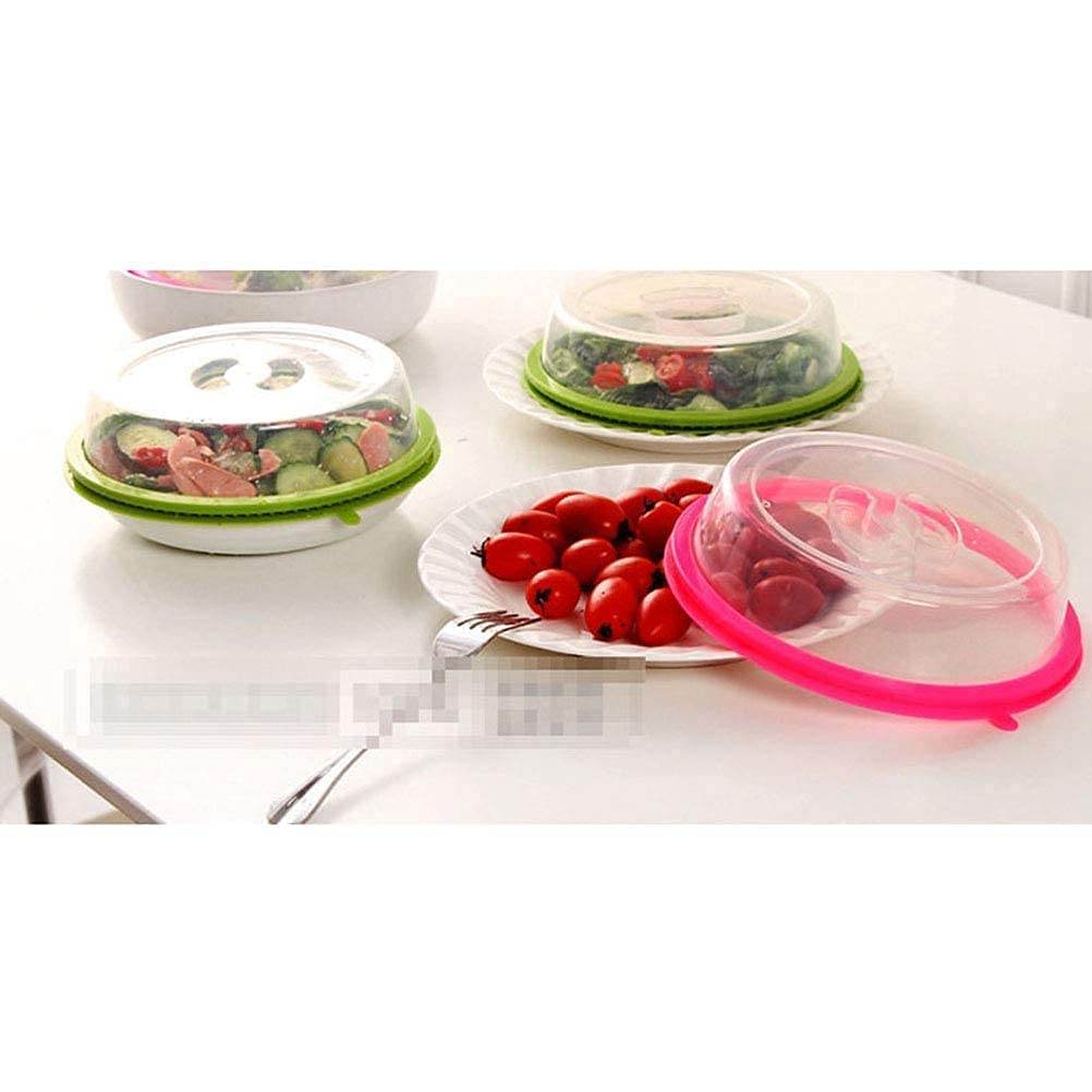 Air-Tight Microwave Oven Dish Cover Microwave Splatter Cover Food Cover Microwave Food Plate Kitchen Plate Dish Lid Dishwasher Safe - infinityexculsivestore.com
