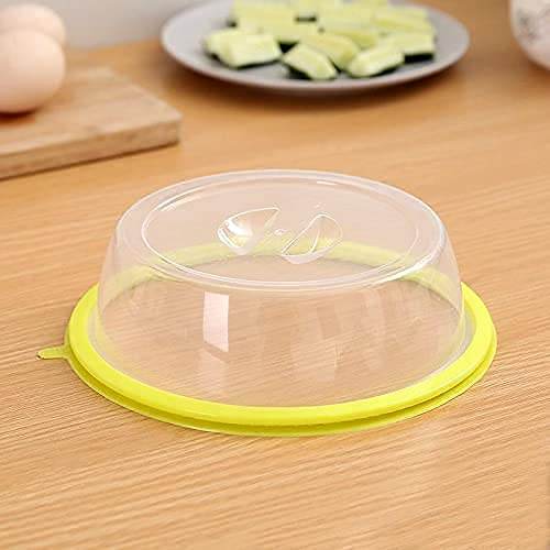 Air-Tight Microwave Oven Dish Cover Microwave Splatter Cover Food Cover Microwave Food Plate Kitchen Plate Dish Lid Dishwasher Safe - infinityexculsivestore.com