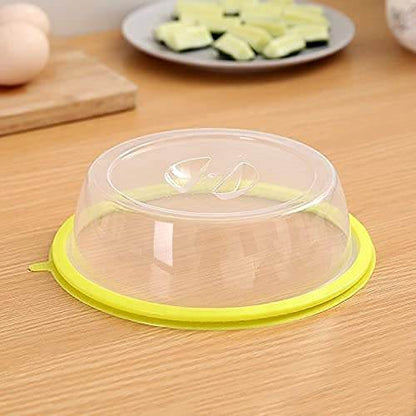 Air-Tight Microwave Oven Dish Cover Microwave Splatter Cover Food Cover Microwave Food Plate Kitchen Plate Dish Lid Dishwasher Safe - infinityexculsivestore.com