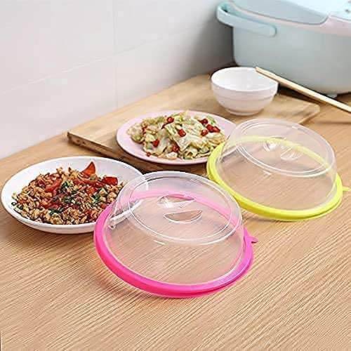 Air-Tight Microwave Oven Dish Cover Microwave Splatter Cover Food Cover Microwave Food Plate Kitchen Plate Dish Lid Dishwasher Safe - infinityexculsivestore.com