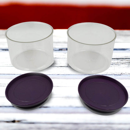 Air Tight & Unbreakable Kitchen Jar Set Food Storage Containers for Dry Fruits, Spices, Snacks, Pulses (2 Pcs Set) - infinityexculsivestore.com