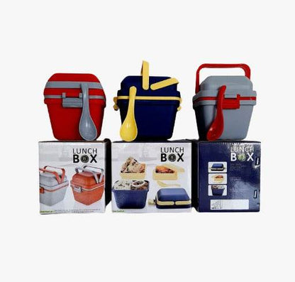 Airtight Lunch Box with Handle & Push Lock - infinityexculsivestore.com