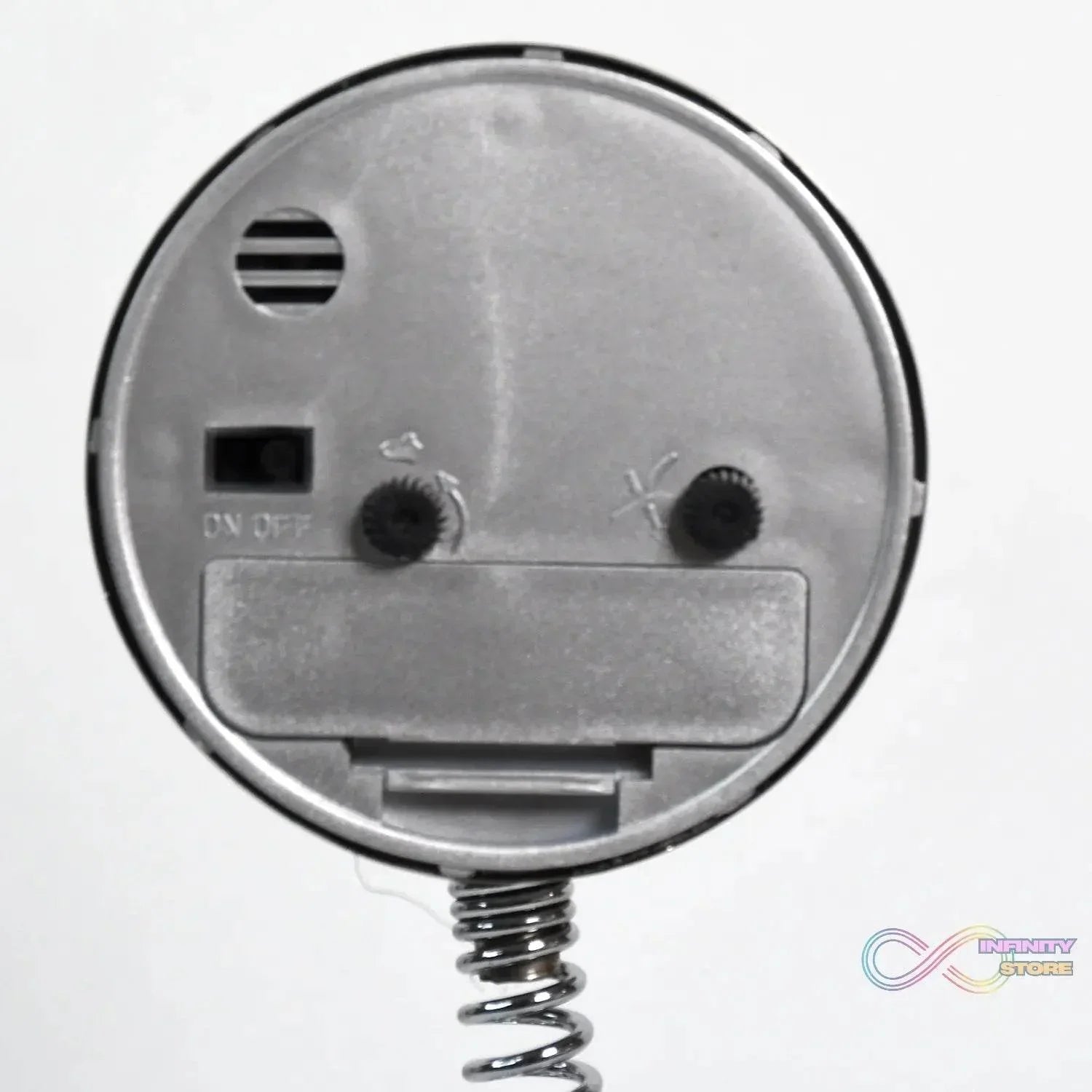 Alarm Clock on a Spring Extra Large, Silver Dial (1 Pc) - infinityexculsivestore.com