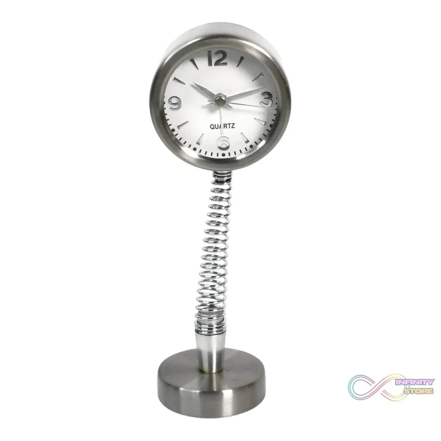 Alarm Clock on a Spring Extra Large, Silver Dial (1 Pc) - infinityexculsivestore.com
