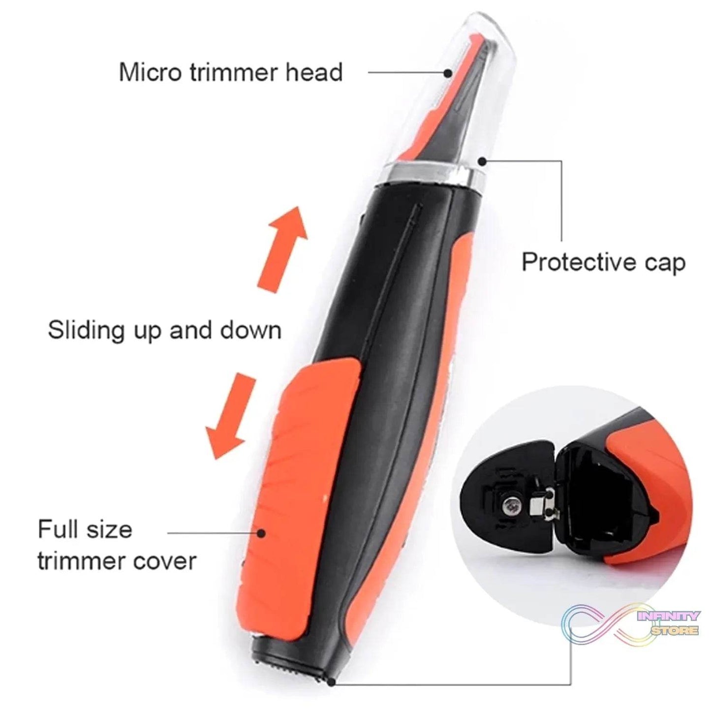 All in 1 Pre Trimmer used for trimming and cutting of facial and body hairs and all. - infinityexculsivestore.com
