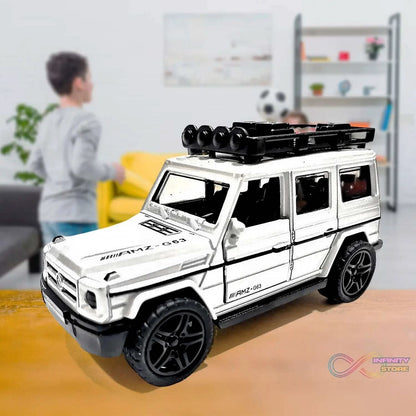 Alloy Metal Pull Back Die-cast Car, Jeep Model Car Off Road Die cast Metal Pullback Toy car with Doors Open Boys Gifts Toys for Kids Age 3+ Years (Pack of 1) - infinityexculsivestore.com