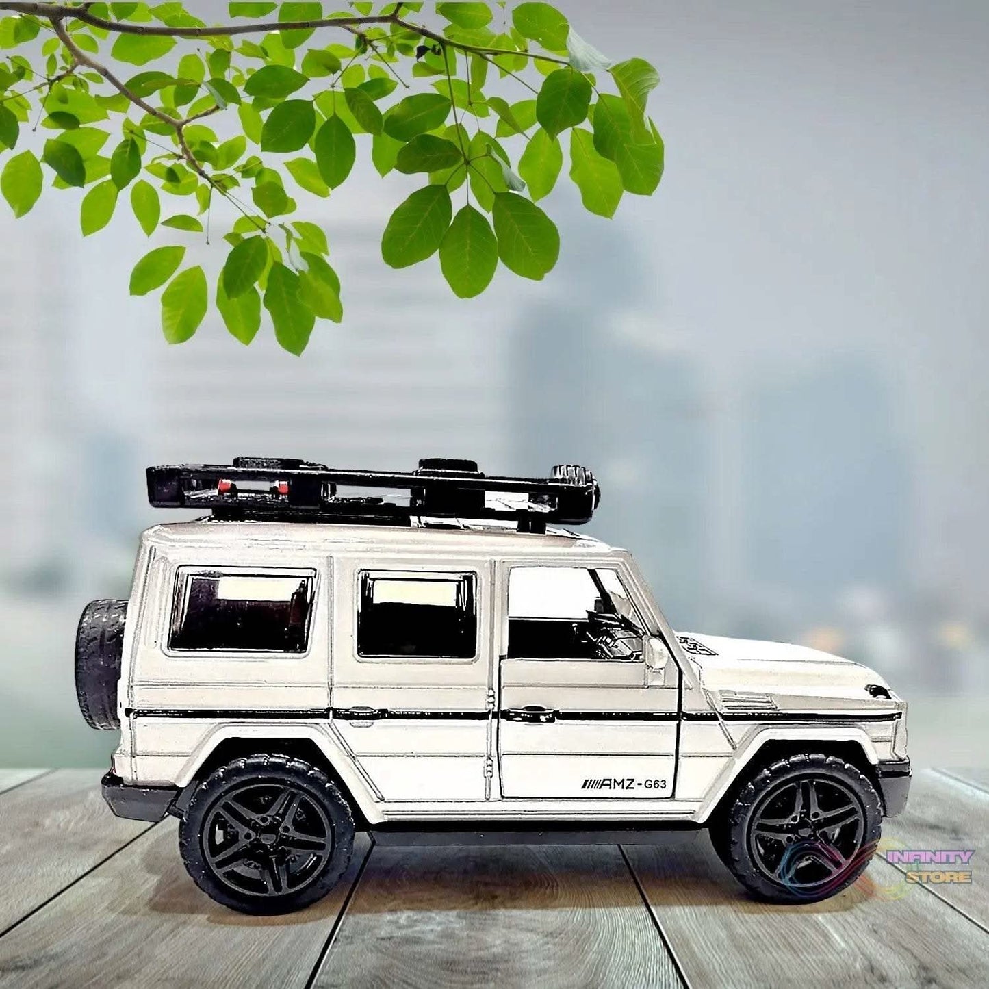 Alloy Metal Pull Back Die-cast Car, Jeep Model Car Off Road Die cast Metal Pullback Toy car with Doors Open Boys Gifts Toys for Kids Age 3+ Years (Pack of 1) - infinityexculsivestore.com