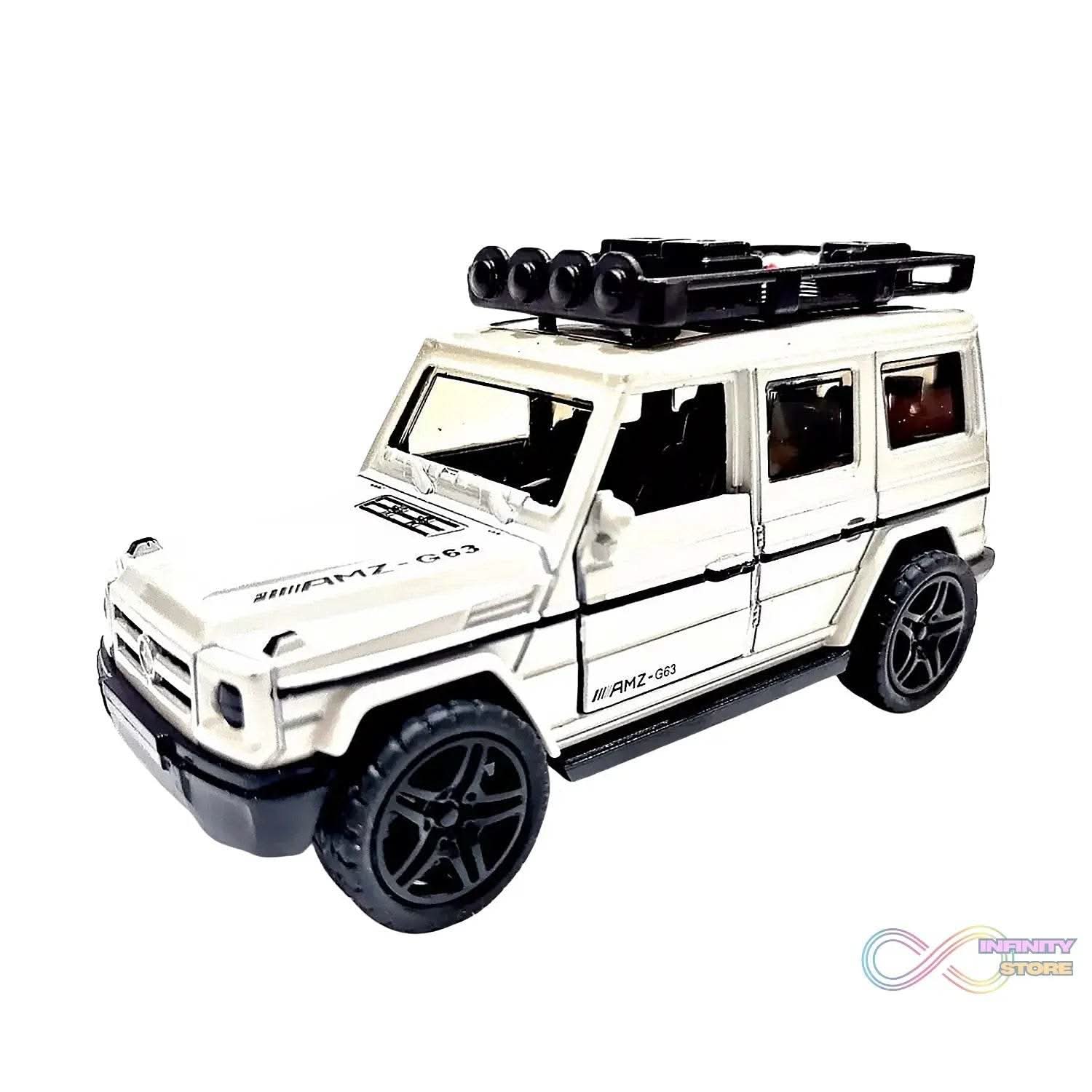 Alloy Metal Pull Back Die-cast Car, Jeep Model Car Off Road Die cast Metal Pullback Toy car with Doors Open Boys Gifts Toys for Kids Age 3+ Years (Pack of 1) - infinityexculsivestore.com