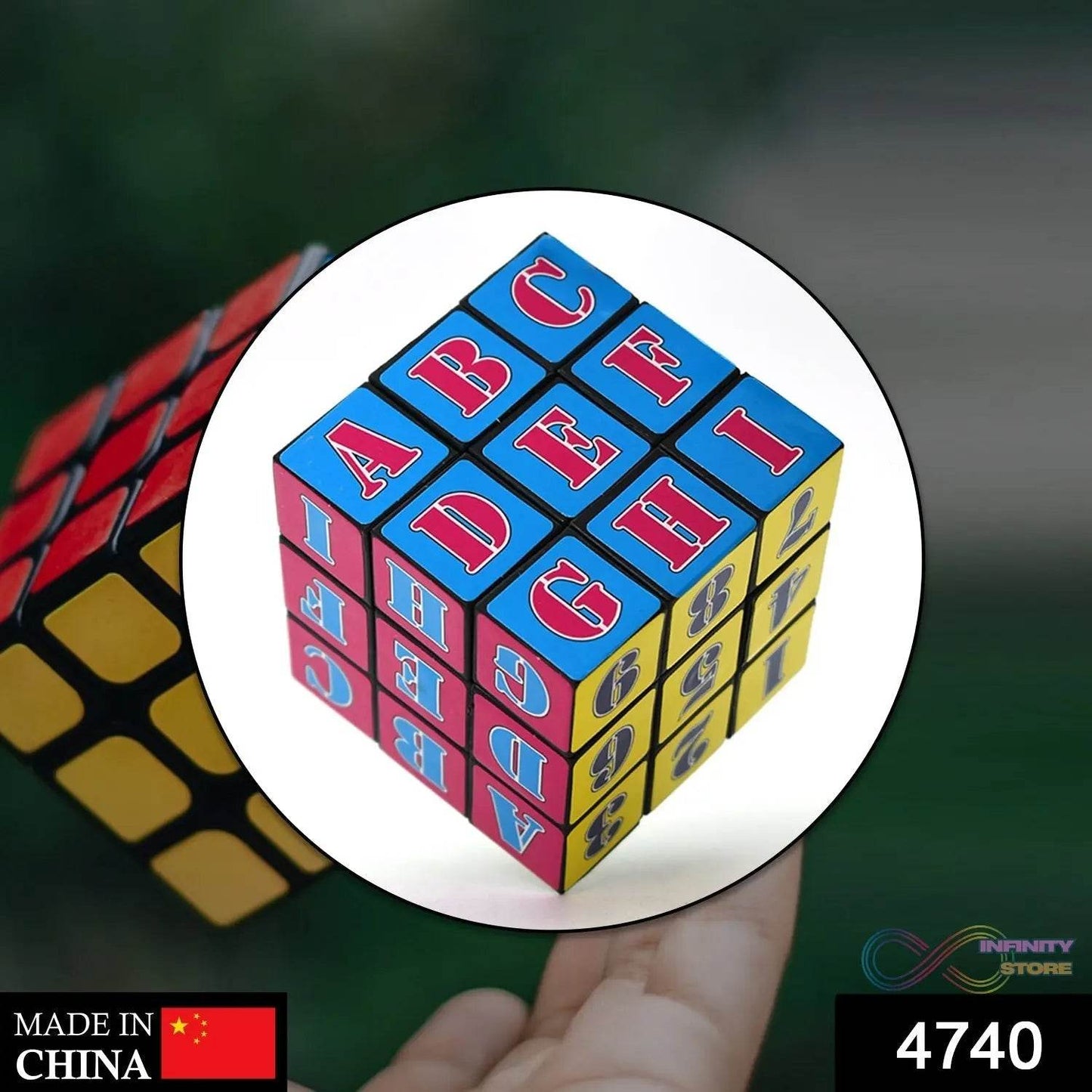 Alpha Numeric Cube used for entertaining and playing purposes by kids, children’s and even adults etc. - infinityexculsivestore.com