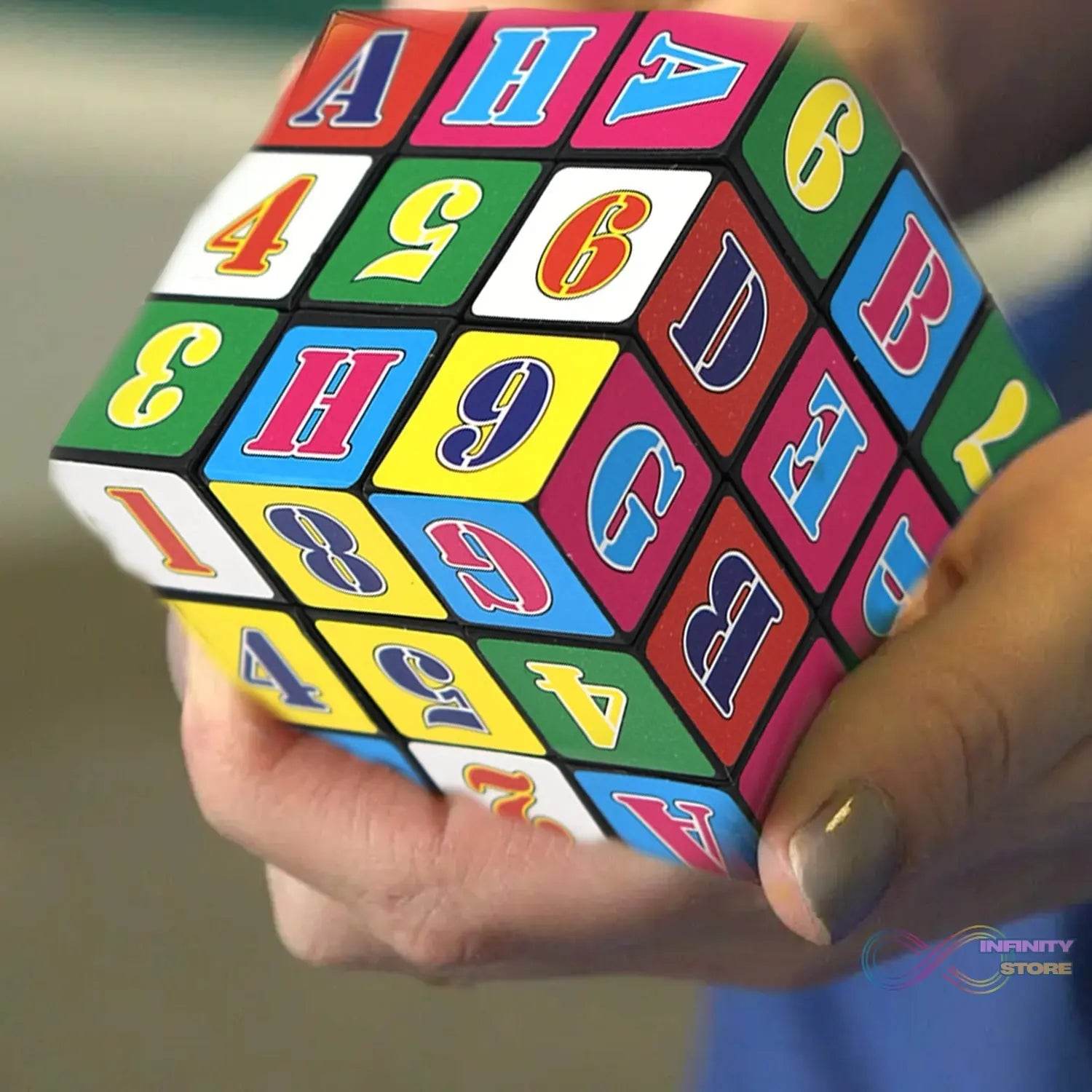 Alpha Numeric Cube used for entertaining and playing purposes by kids, children’s and even adults etc. - infinityexculsivestore.com