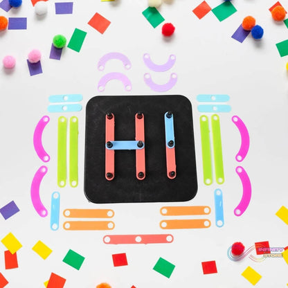 Alpha Numeric Puzzle - Alphabet Construction Puzzle - infinityexculsivestore.com