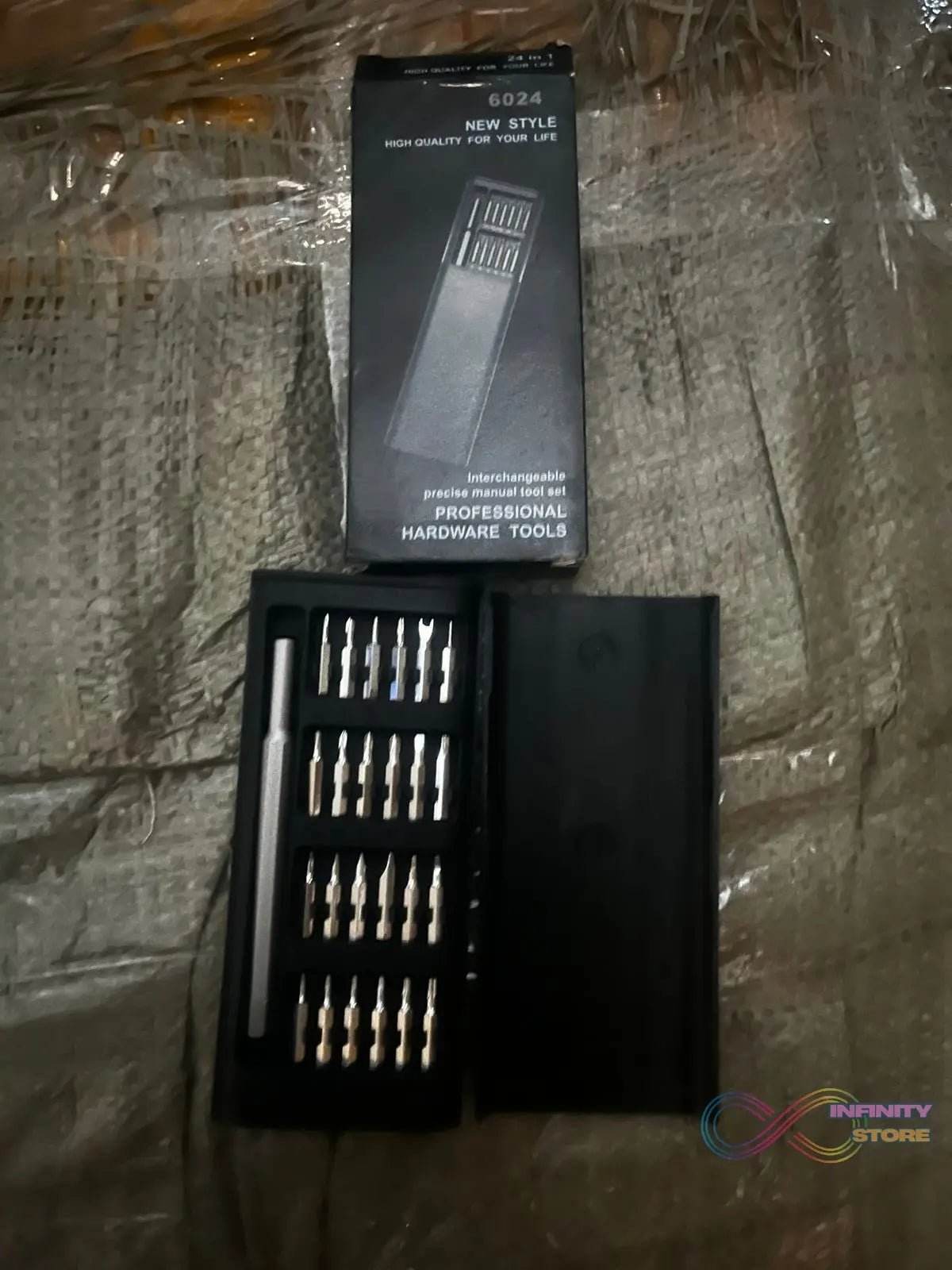 Aluminium 24 in 1 Precision Screwdriver Set, Screwdriver Tool Set (24 Pcs Set) - infinityexculsivestore.com