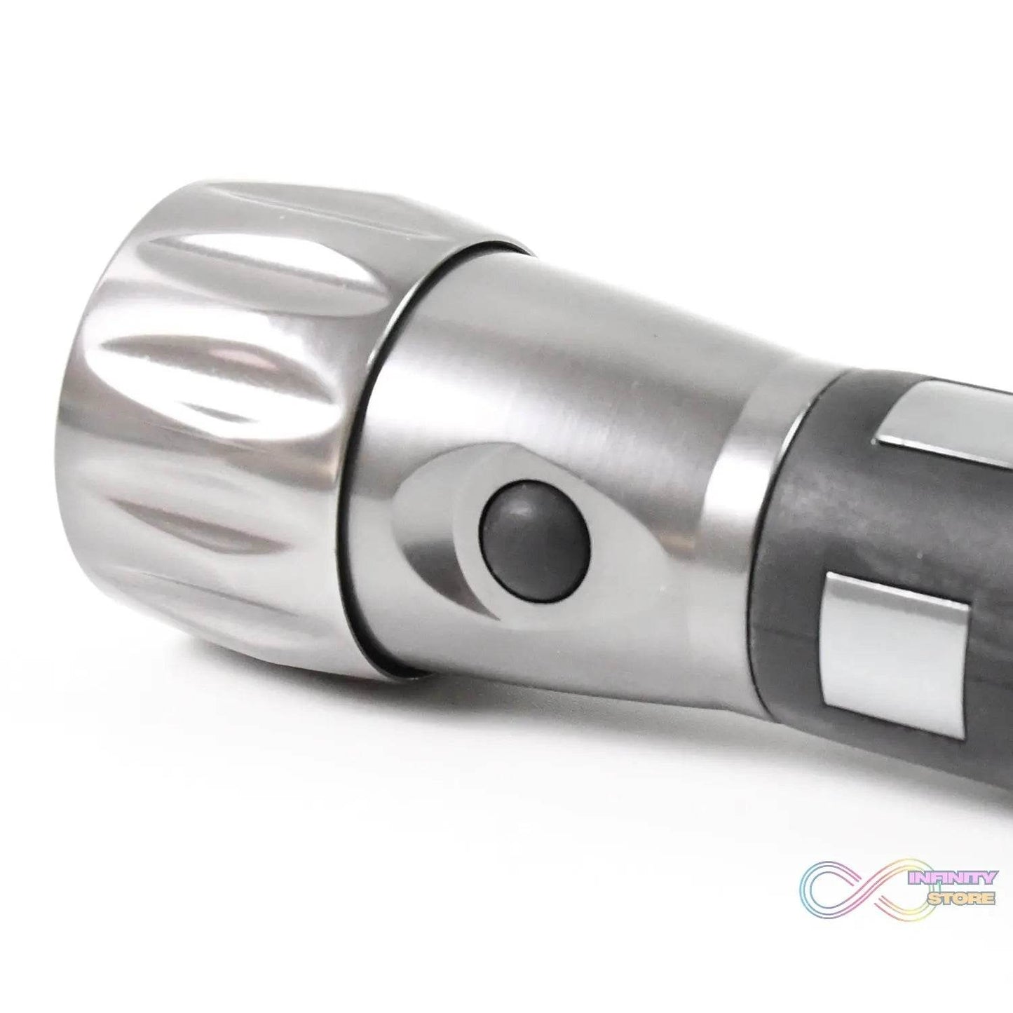 Aluminium Led/Xenon rubber grip Handtourch (3*1.5V AAA batteries / Not Included) - infinityexculsivestore.com