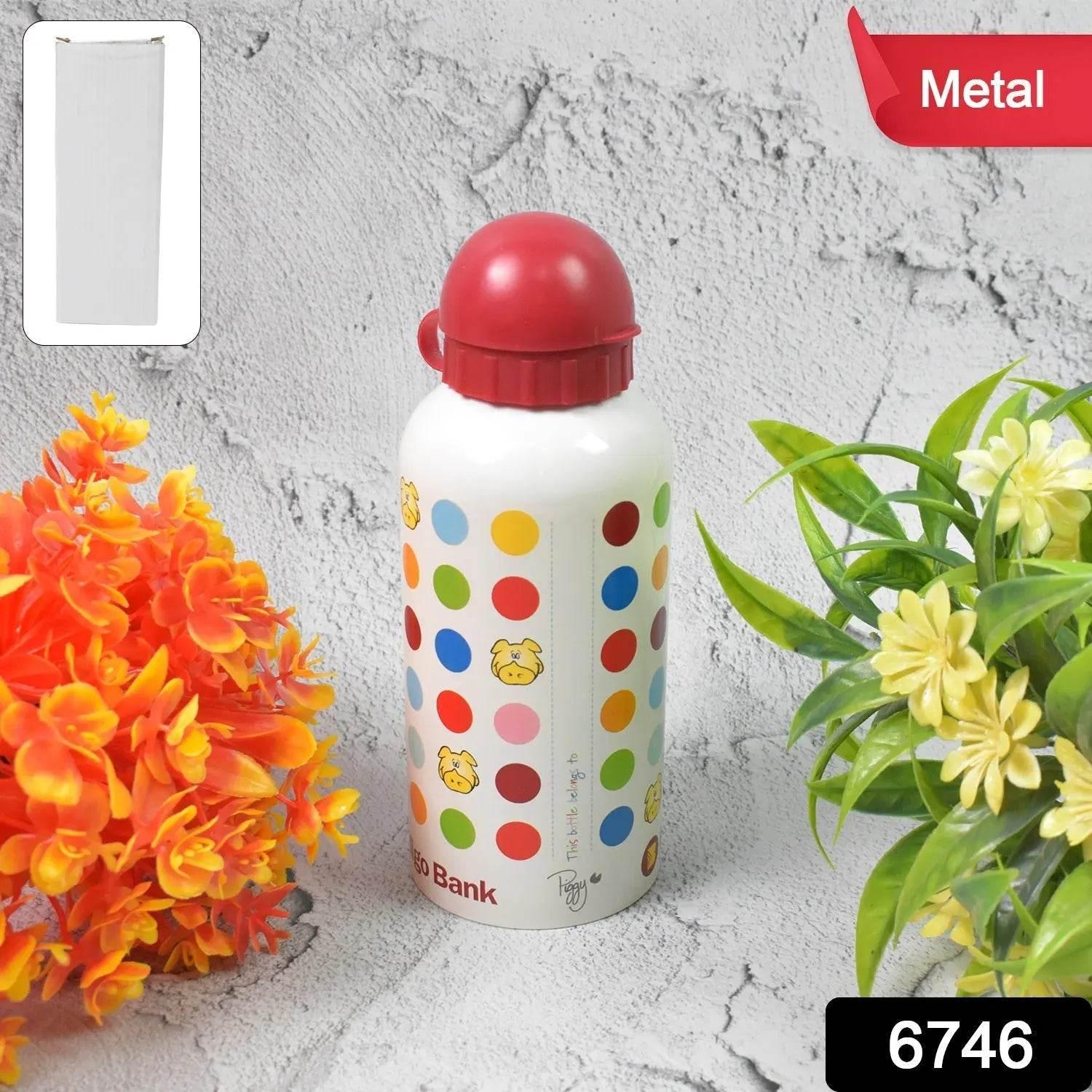 Aluminium, Metal Sports Water Bottle, 1 Pc (Capacity 350 ML Approx) - infinityexculsivestore.com