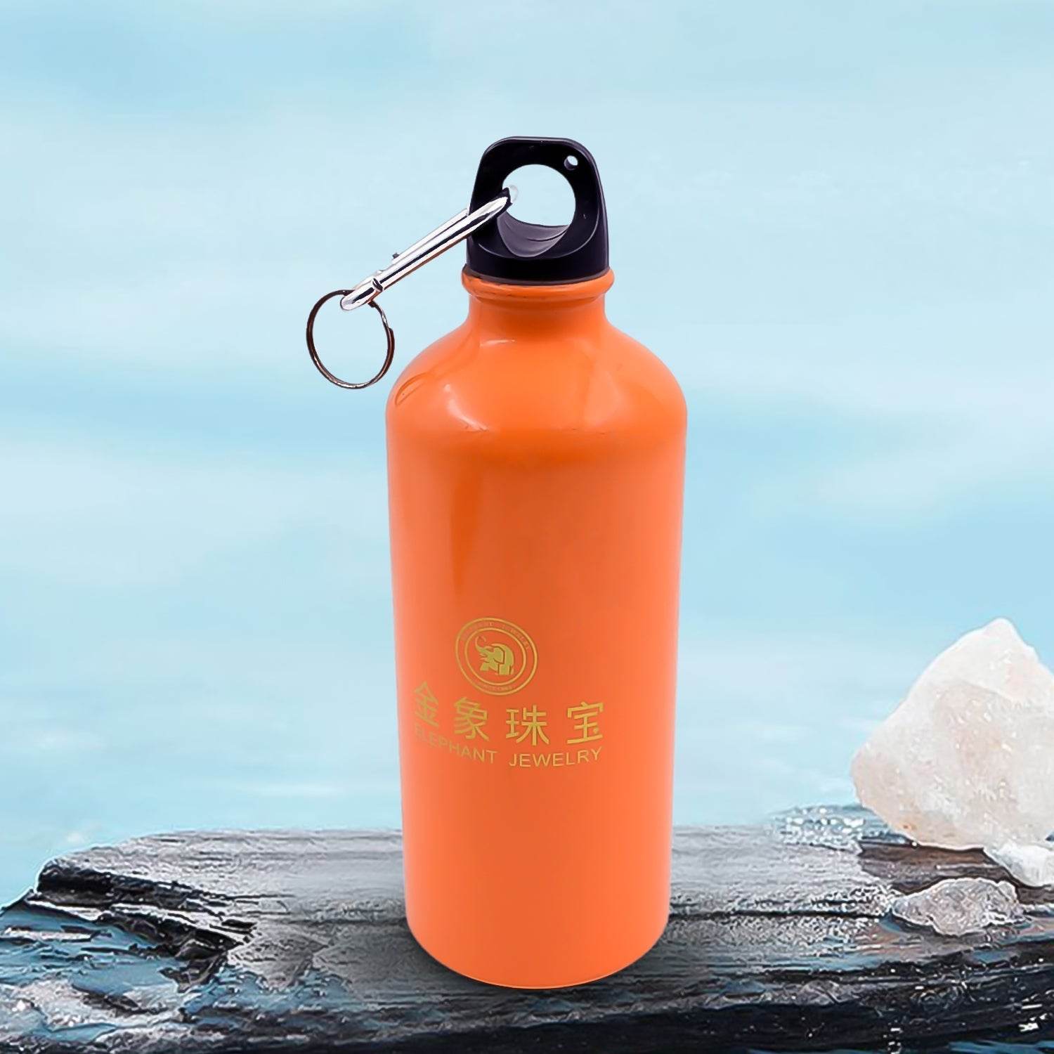 Aluminium Sports Water Bottle, 1 Pc (Capacity 400 ML Approx) - infinityexculsivestore.com