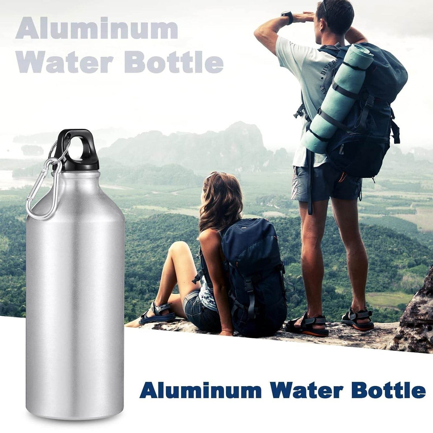 Aluminium Sports Water Bottle, 1 Pc (Capacity 750 ML Approx) - infinityexculsivestore.com