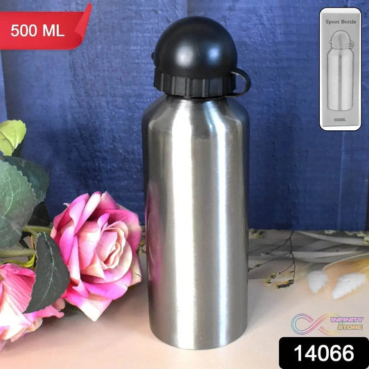 Aluminium Sports Water Bottle Look for Sports Gym (Capacity 500 ML Approx) - infinityexculsivestore.com
