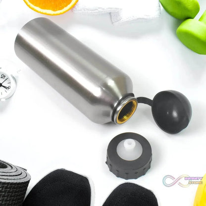 Aluminium Sports Water Bottle Look for Sports Gym (Capacity 500 ML Approx) - infinityexculsivestore.com