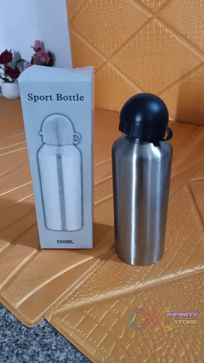 Aluminium Sports Water Bottle Look for Sports Gym (Capacity 500 ML Approx) - infinityexculsivestore.com