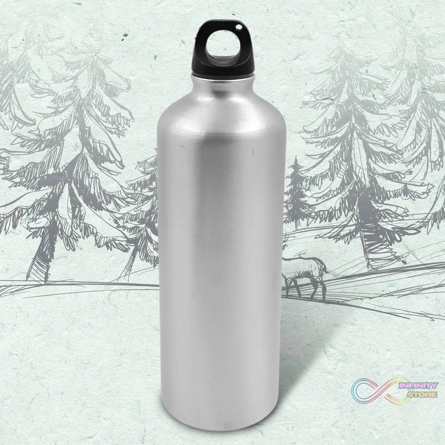 Aluminum Durable Sports Water Bottle (1 Pc / Mix Size & Color) - infinityexculsivestore.com