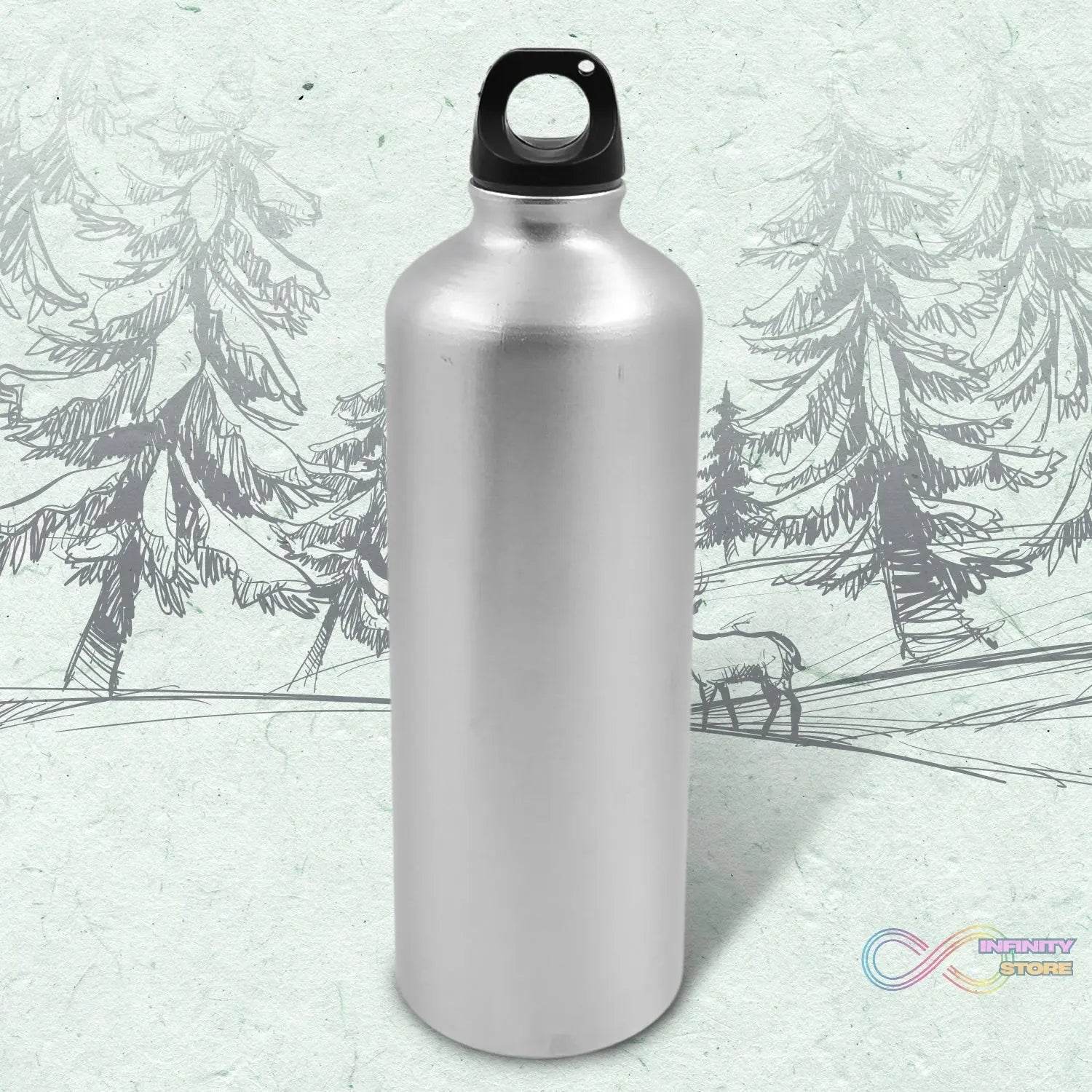 Aluminum Durable Sports Water Bottle (1 Pc / Mix Size & Color) - infinityexculsivestore.com