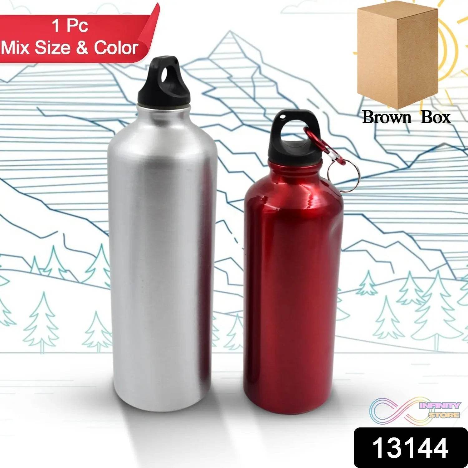 Aluminum Durable Sports Water Bottle (1 Pc / Mix Size & Color) - infinityexculsivestore.com