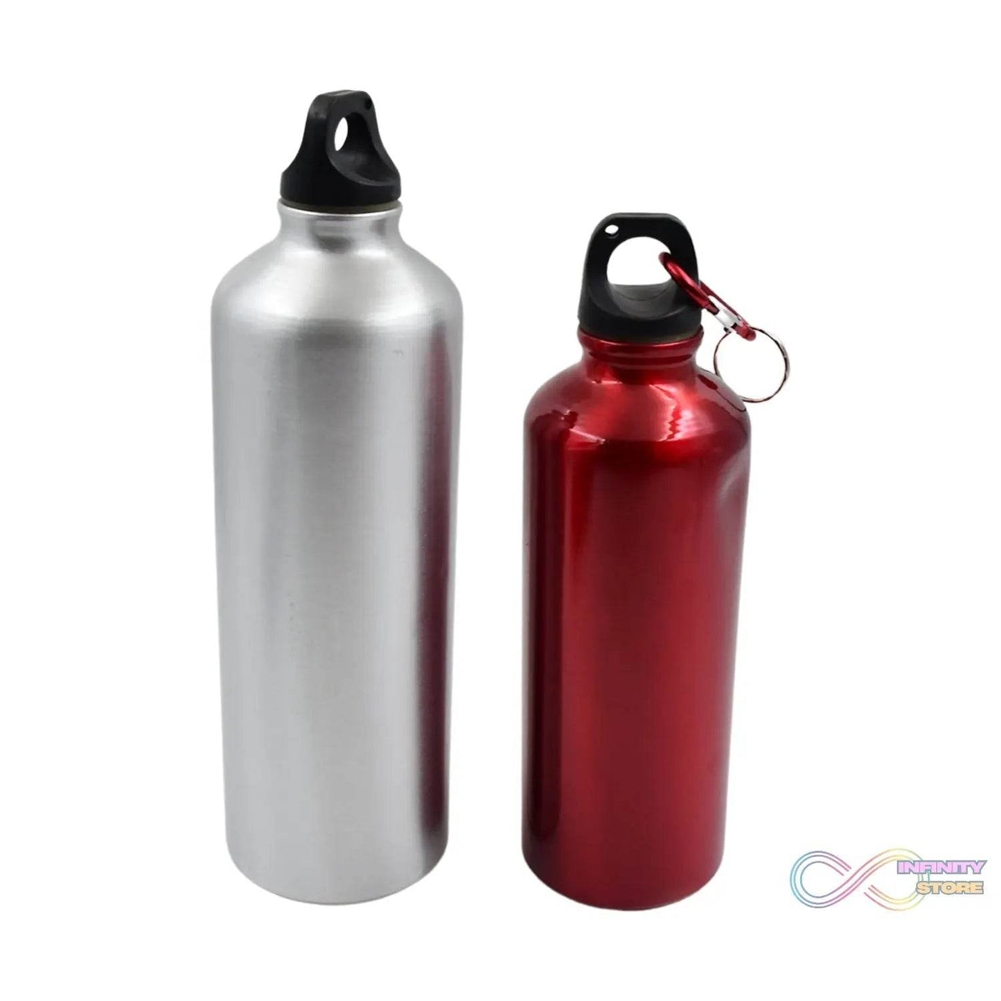 Aluminum Durable Sports Water Bottle (1 Pc / Mix Size & Color) - infinityexculsivestore.com