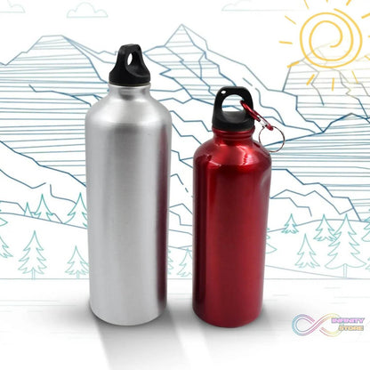 Aluminum Durable Sports Water Bottle (1 Pc / Mix Size & Color) - infinityexculsivestore.com
