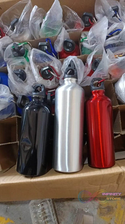Aluminum Durable Sports Water Bottle (1 Pc / Mix Size & Color) - infinityexculsivestore.com