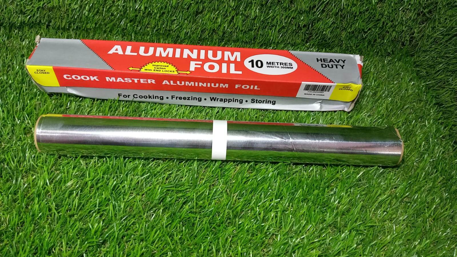 Aluminum Foil Roll Heavy Duty Non Stick Thick Aluminum Foil Sheet Baking Grilling Tool (10mX300mm) - infinityexculsivestore.com