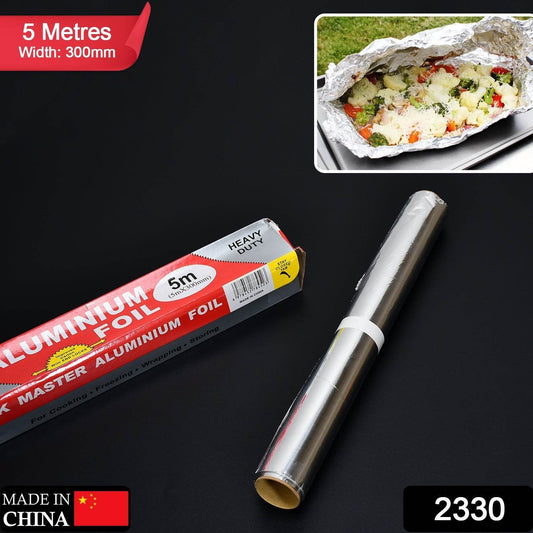 Aluminum Foil Roll Heavy Duty Non Stick Thick Aluminum Foil Sheet Baking Grilling Tool (5mX300mm) - infinityexculsivestore.com