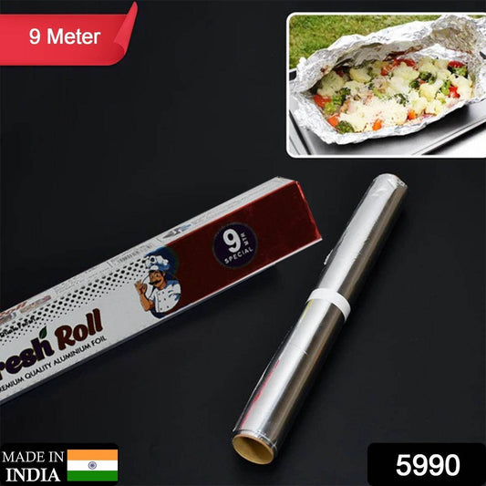 Aluminum Foil Roll Heavy Duty Non Stick Thick Aluminum Foil Sheet Baking Grilling Tool (9 Mtr) - infinityexculsivestore.com