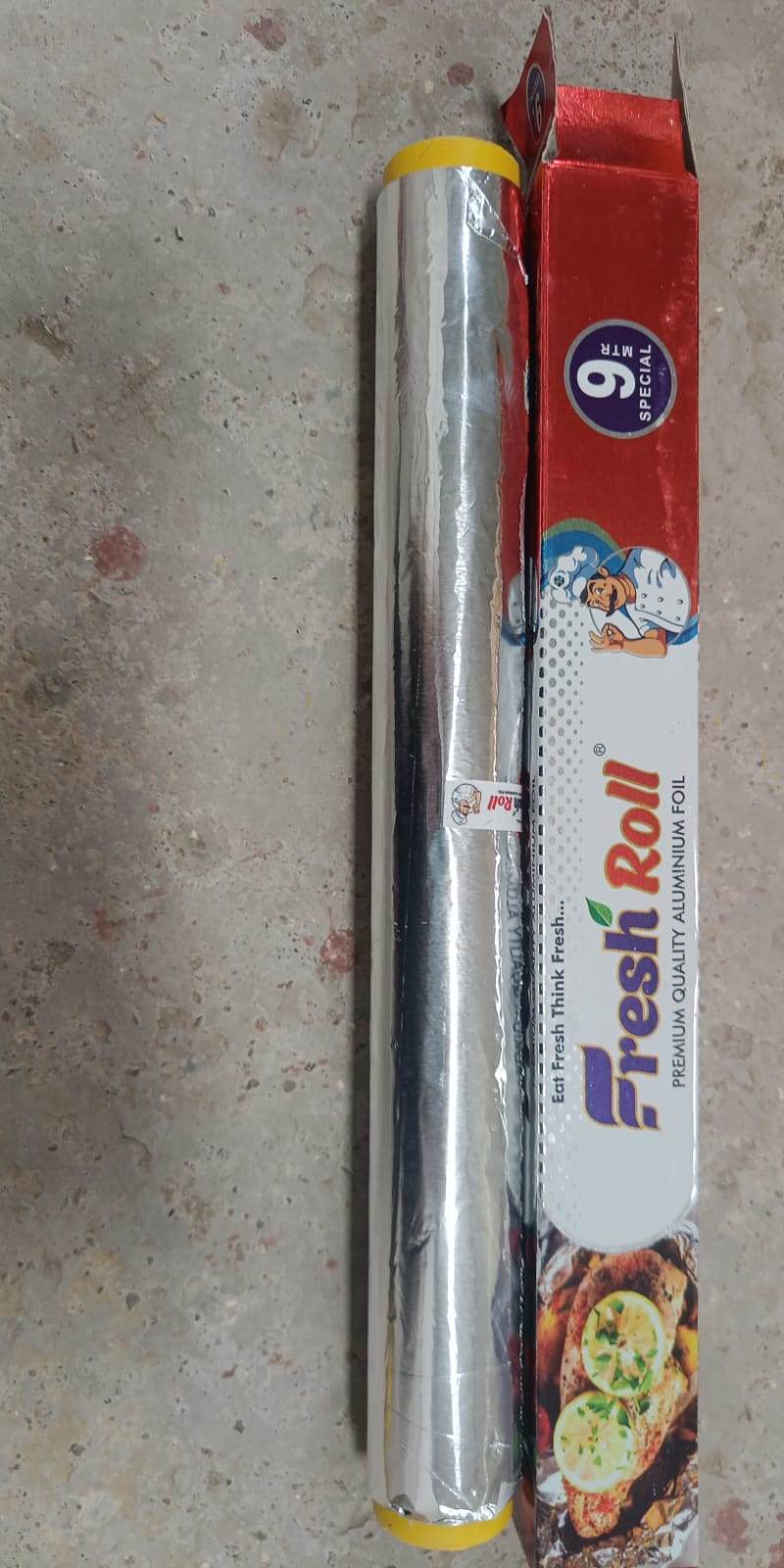 Aluminum Foil Roll Heavy Duty Non Stick Thick Aluminum Foil Sheet Baking Grilling Tool (9 Mtr) - infinityexculsivestore.com