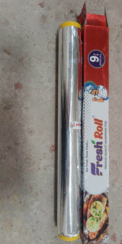 Aluminum Foil Roll Heavy Duty Non Stick Thick Aluminum Foil Sheet Baking Grilling Tool (9 Mtr) - infinityexculsivestore.com