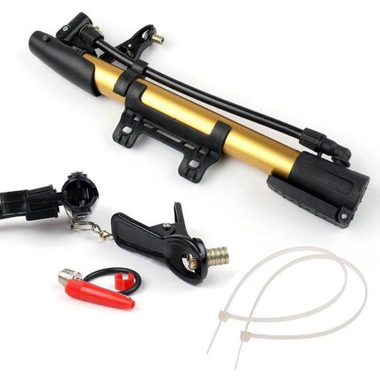 Aluminum Mini Bicycle Air Pump (Multicolor) - infinityexculsivestore.com