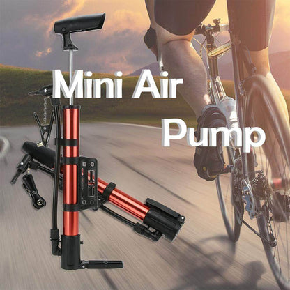 Aluminum Mini Bicycle Air Pump (Multicolor) - infinityexculsivestore.com