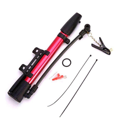 Aluminum Mini Bicycle Air Pump (Multicolor) - infinityexculsivestore.com