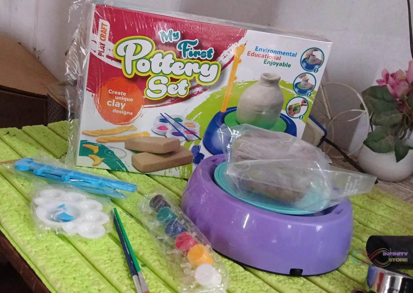 Amazing Educational Pottery Wheel KIT Game Set (1 Set) - infinityexculsivestore.com