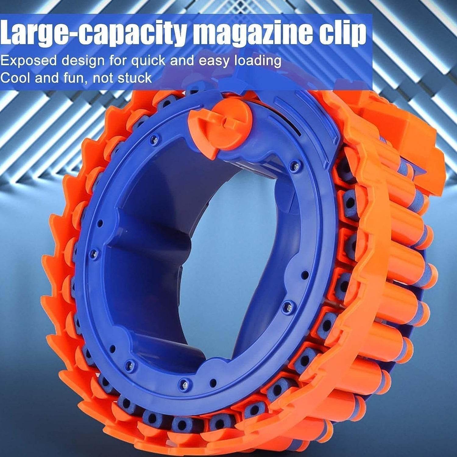 Amazing Toy Gun, Electric Gun for Children, 28 Soft Bullets for Youth Safety, Children's Electric Hand Ring Wheel Soft Bullet Gun, Gift Toys - infinityexculsivestore.com